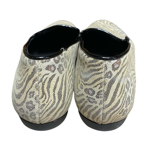 Sabrinas Mixed Animal Print Loafer Slip On Cushion Flats Size 40 EU 9.5 US - Picture 5 of 9
